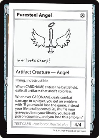 Puresteel Angel (2021 Edition) [Mystery Booster Playtest Cards] | Good Games North
