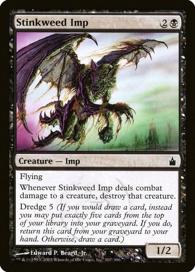 Stinkweed Imp 107 (Ravnica: City of Guilds)  - Foil | Good Games North