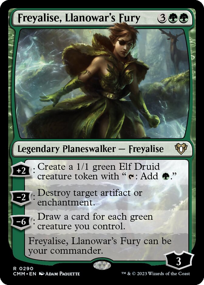 Freyalise, Llanowar's Fury 290 (Commander Masters)  | Good Games North