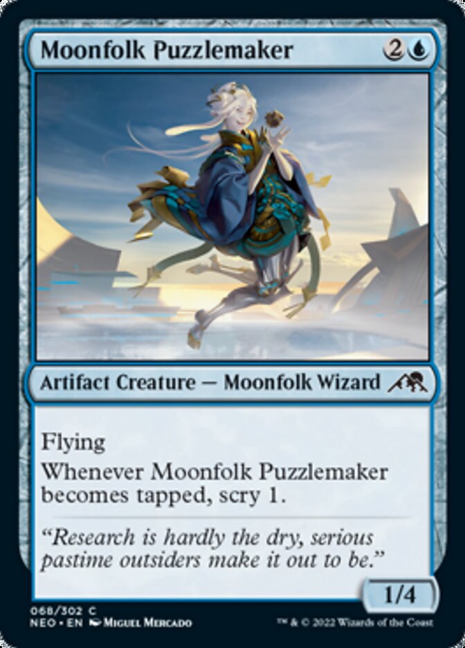 Moonfolk Puzzlemaker [Kamigawa: Neon Dynasty] | Good Games North