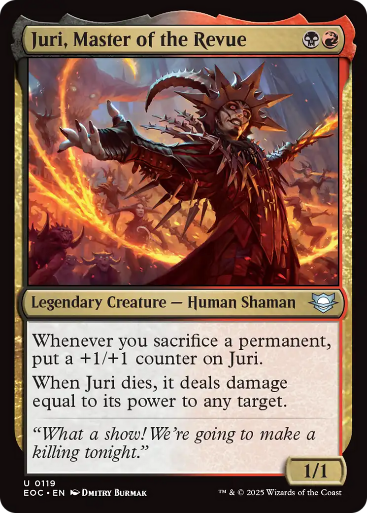 Juri, Master of the Revue [Edge of Eternities Commander] | Good Games North