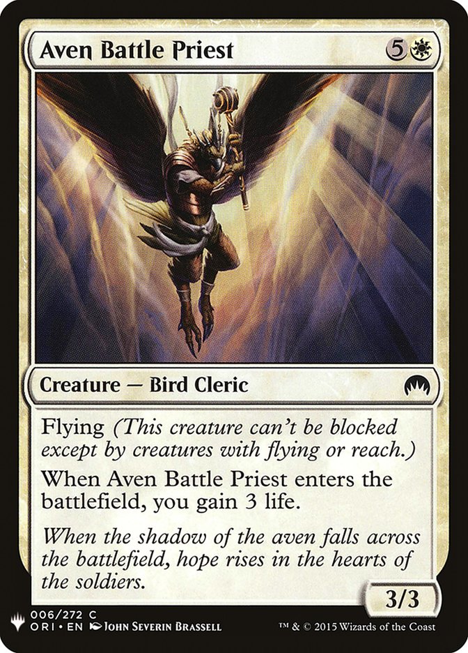 Aven Battle Priest [Mystery Booster] | Good Games North
