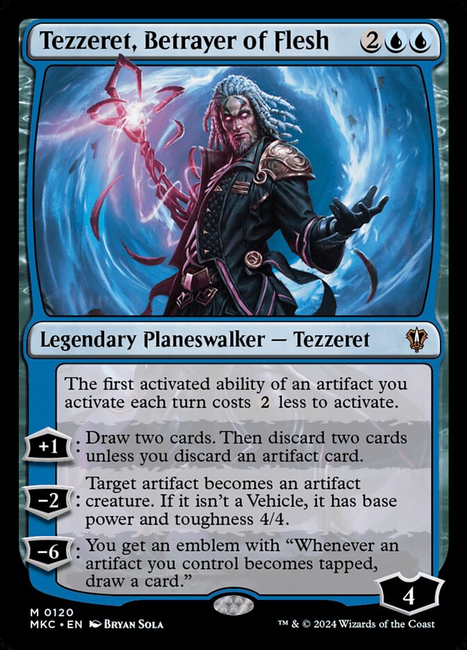 Tezzeret, Betrayer of Flesh 120/311 (Commander: Murders at Karlov Manor)  | Good Games North