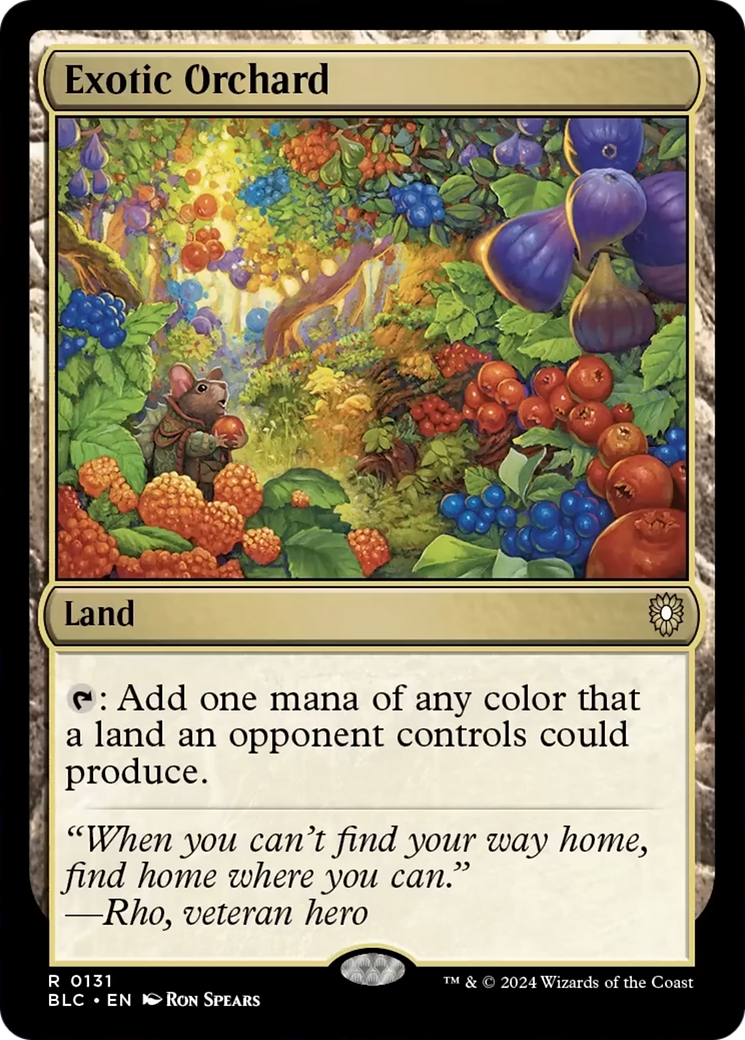 Exotic Orchard [Bloomburrow Commander] | Good Games North