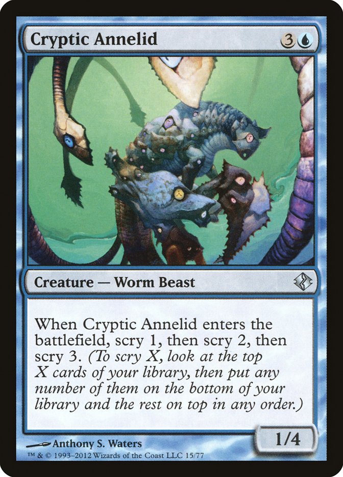 Cryptic Annelid [Duel Decks: Venser vs. Koth] | Good Games North