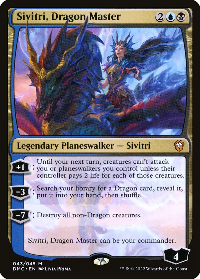 Sivitri, Dragon Master (Commander: Dominaria United)  - Foil | Good Games North