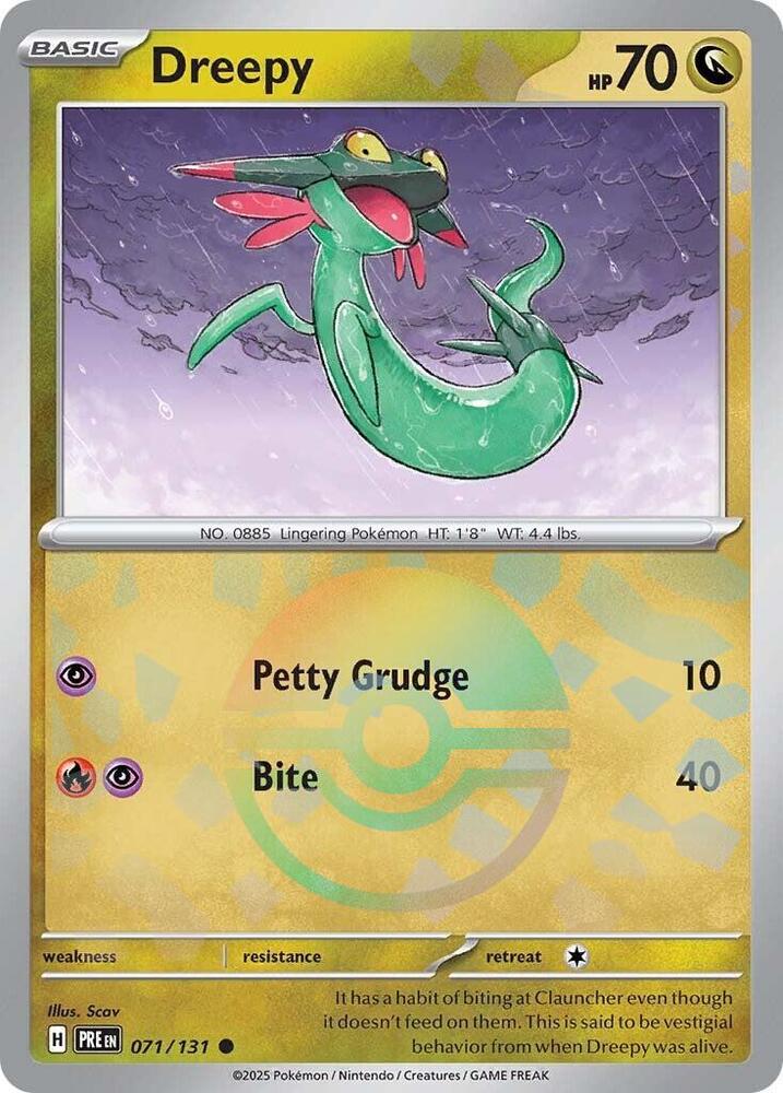 Dreepy (071/131) (Poke Ball Pattern) [Scarlet & Violet: Prismatic Evolutions] | Good Games North