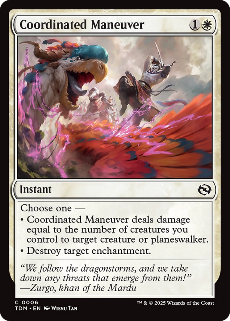 Coordinated Maneuver [Tarkir: Dragonstorm] | Good Games North