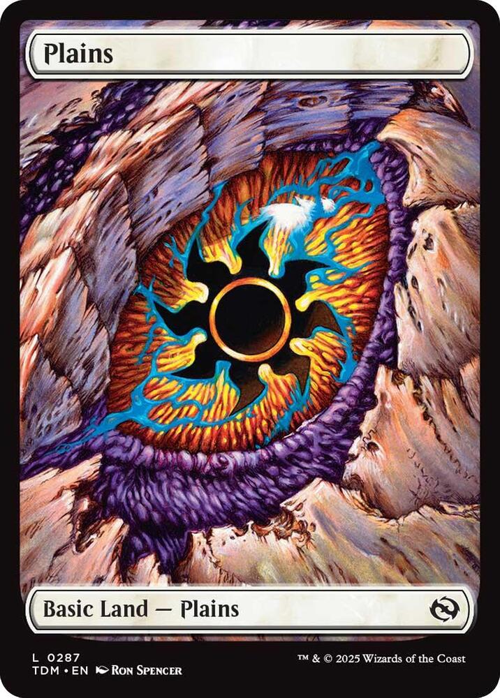Plains 0287 (Tarkir: Dragonstorm)  - Foil | Good Games North