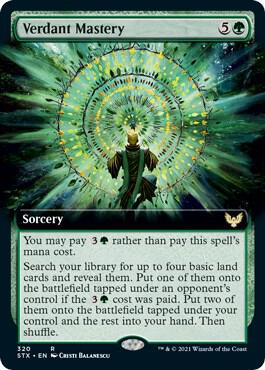 Verdant Mastery Extended Art 320 (Strixhaven: School of Mages)  | Good Games North