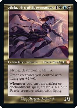 Alela Artful Provocateur Retro Frame (Commander: The Brothers' War)  | Good Games North