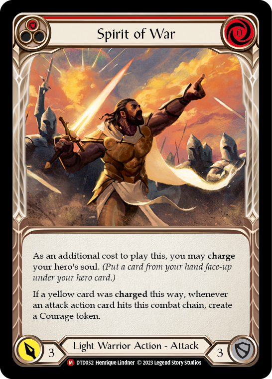 Spirit of War [DTD052] (Dusk Till Dawn)  Rainbow Foil | Good Games North