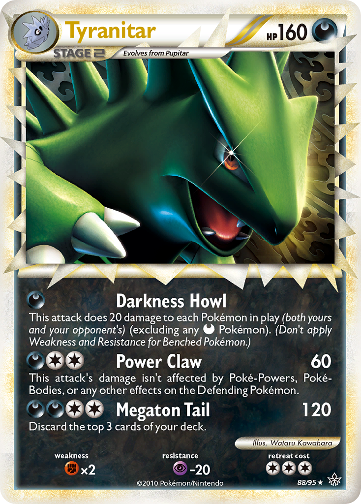 Tyranitar (88/95) [HeartGold & SoulSilver: Unleashed] | Good Games North