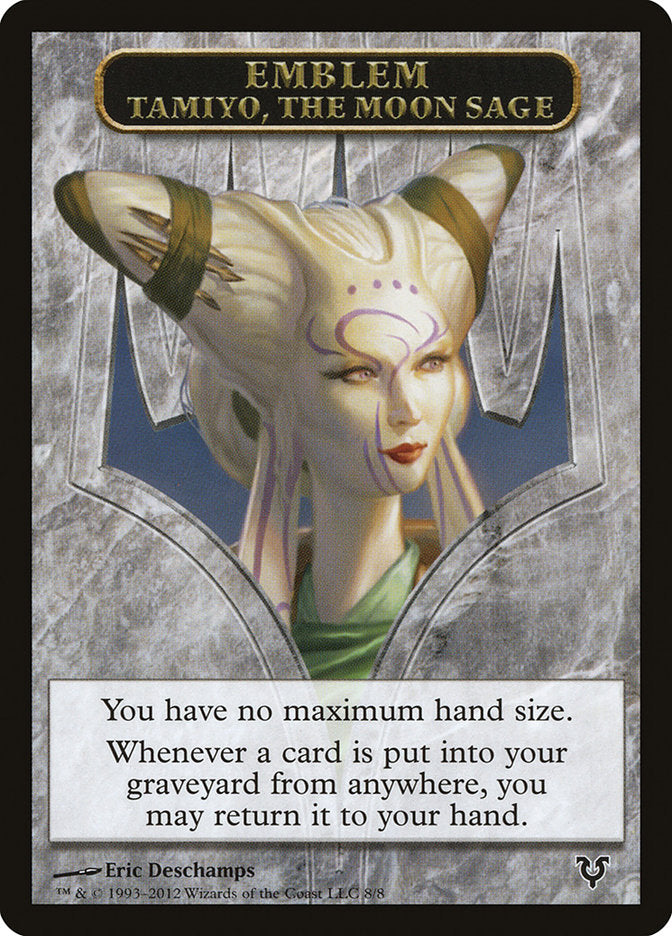 Tamiyo, the Moon Sage Emblem [Avacyn Restored Tokens] | Good Games North