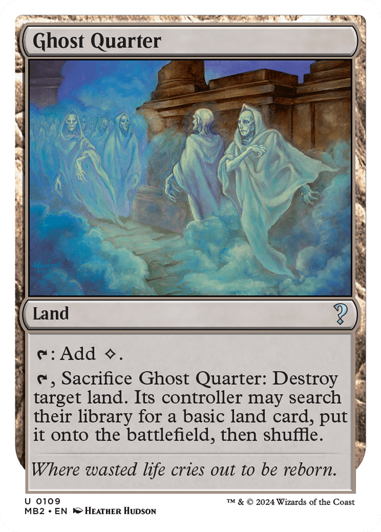 Ghost Quarter (White Border) [Mystery Booster 2] | Good Games North
