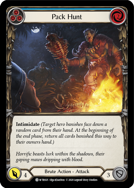 Pack Hunt (Blue) [U-WTR025] (Welcome to Rathe Unlimited)  Unlimited Rainbow Foil | Good Games North