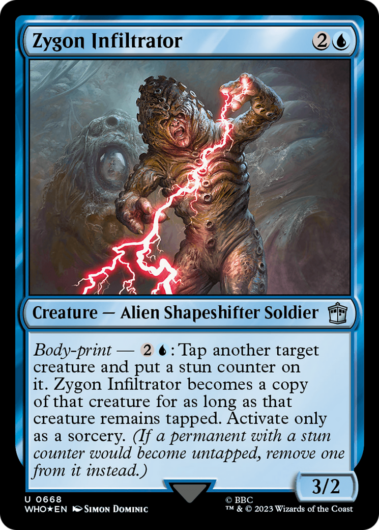 Zygon Infiltrator (Surge Foil) [Doctor Who] | Good Games North