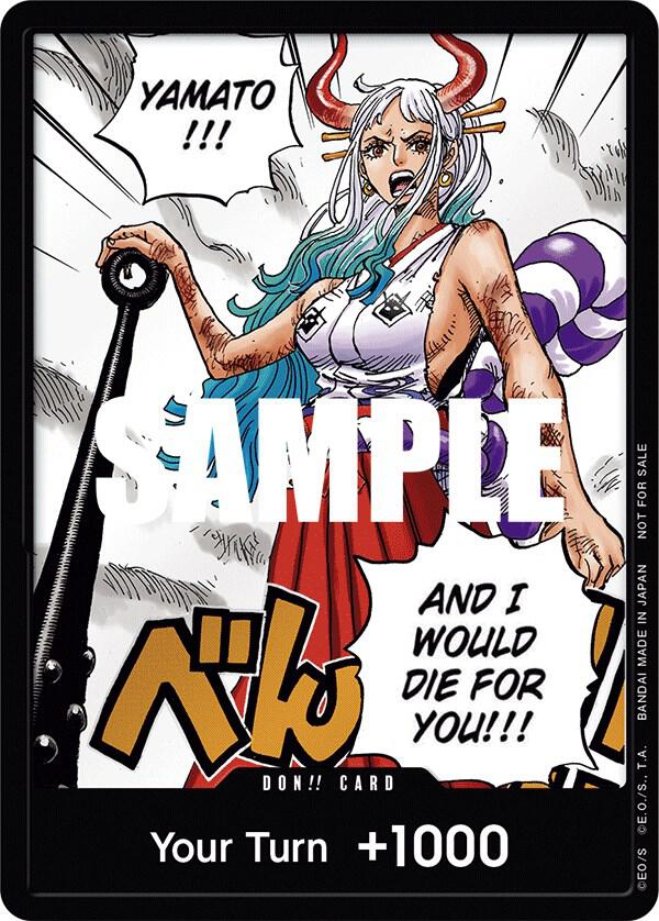 DON!! (Yamato 1st Anniversary DON Card Pack)  (One Piece Promotion Cards)  | Good Games North