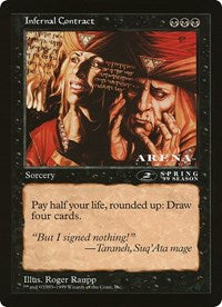 Infernal Contract (Oversized) [Oversize Cards] | Good Games North