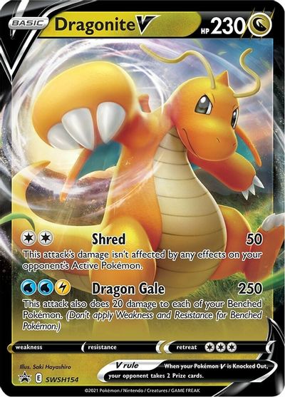 Dragonite V (SWSH154) [Sword & Shield: Black Star Promos] | Good Games North