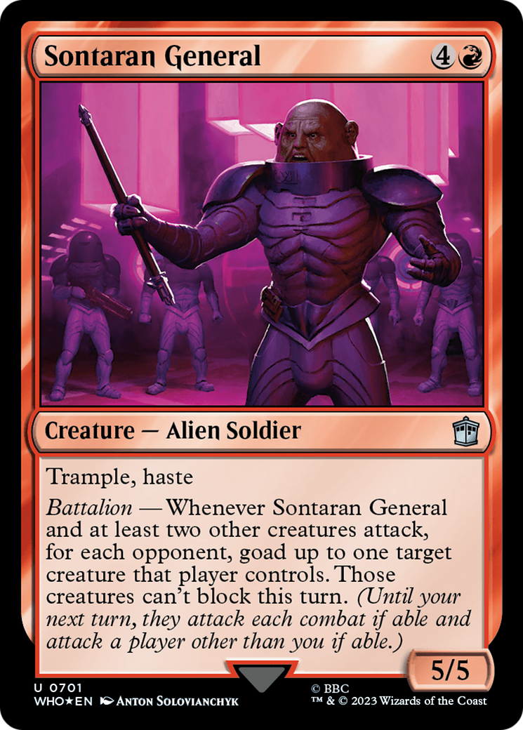 Sontaran General (Surge Foil) [Doctor Who] | Good Games North