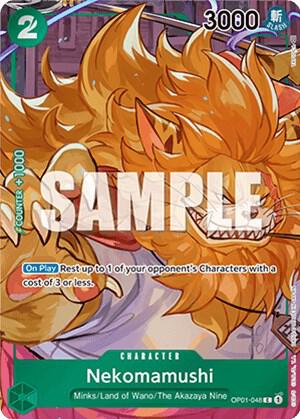 Nekomamushi (Box Topper) OP01-048 (Romance Dawn)  - Foil | Good Games North