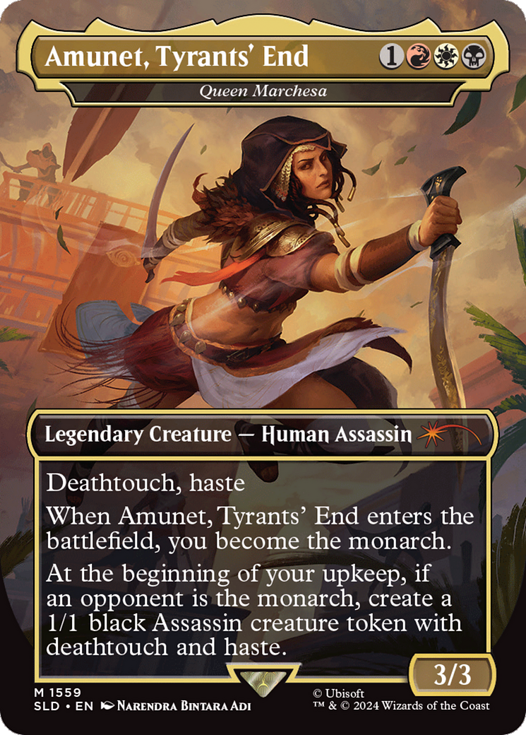 Amunet, Tyrants' End - Queen Marchesa (Rainbow Foil) [Secret Lair Drop Series] | Good Games North
