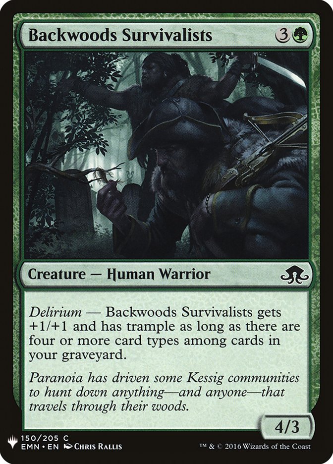 Backwoods Survivalists [Mystery Booster] | Good Games North