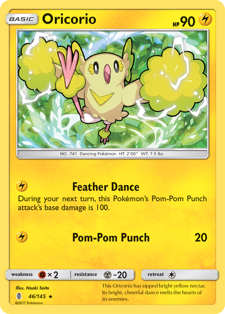 Oricorio (46/145) [Sun & Moon: Guardians Rising] | Good Games North