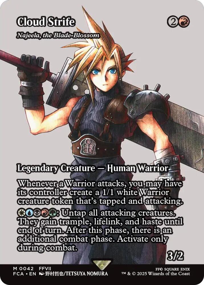 Cloud Strife Najeela the Blade Blossom Showcase (FINAL FANTASY: Through the Ages)  | Good Games North