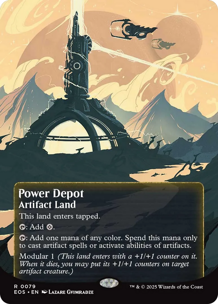 Power Depot (0079) (Borderless) [Edge of Eternities: Stellar Sights] | Good Games North
