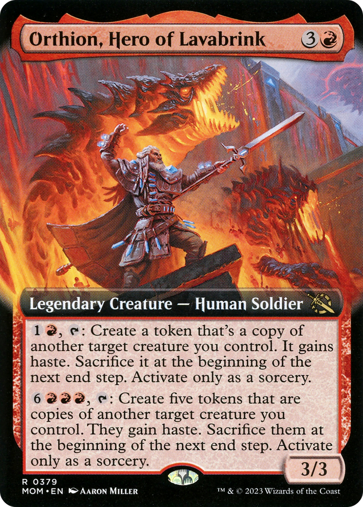 Orthion, Hero of Lavabrink (Extended Art) [March of the Machine] | Good Games North