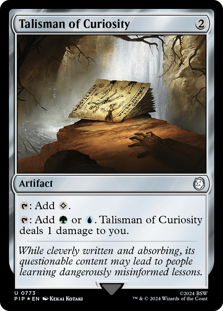Talisman of Curiosity (Surge Foil) [Fallout] | Good Games North
