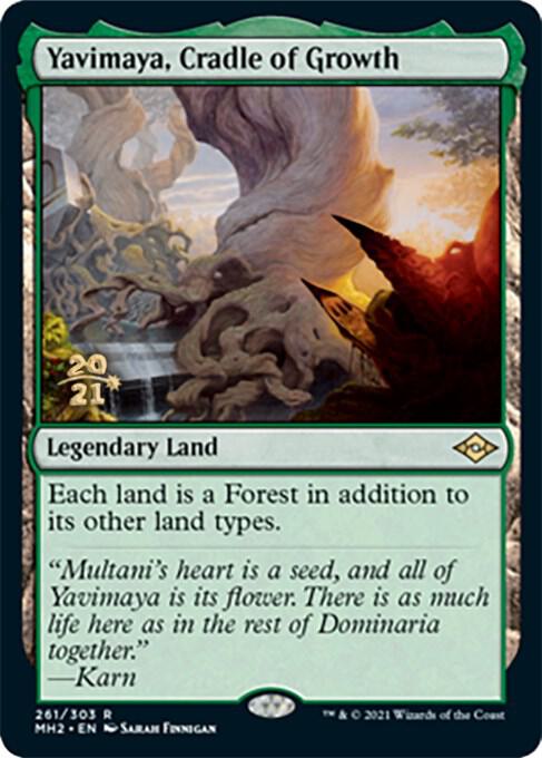 Yavimaya Cradle of Growth (Prerelease Cards)  - Foil | Good Games North