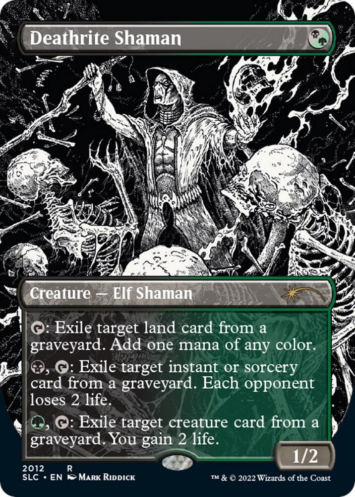 Deathrite Shaman 2012/84 (Secret Lair: 30th Anniversary Countdown Kit)  - Borderless | Good Games North