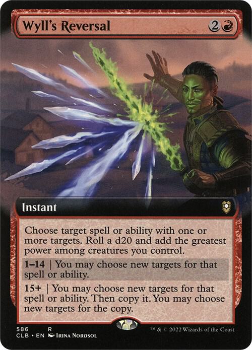 Wylls Reversal Extended Art 586 (Commander Legends: Battle for Baldur's Gate)  | Good Games North