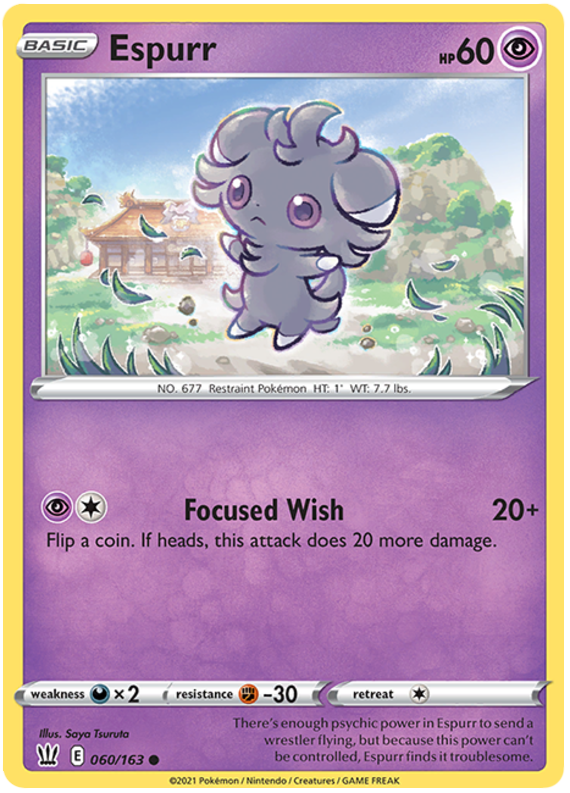 Espurr (060/163) [Sword & Shield: Battle Styles] | Good Games North