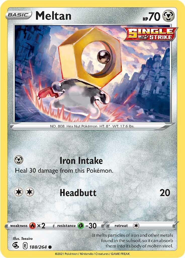 Meltan (188/264) [Sword & Shield: Fusion Strike] | Good Games North