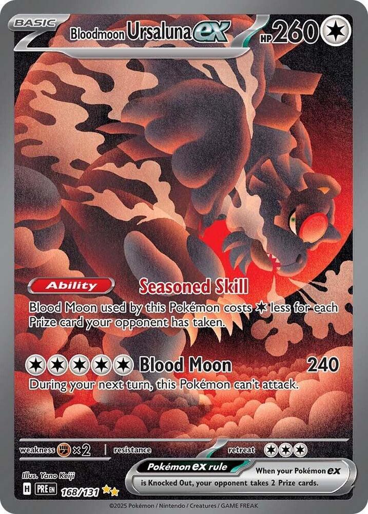 Bloodmoon Ursaluna ex (168/131) [Scarlet & Violet: Prismatic Evolutions] | Good Games North