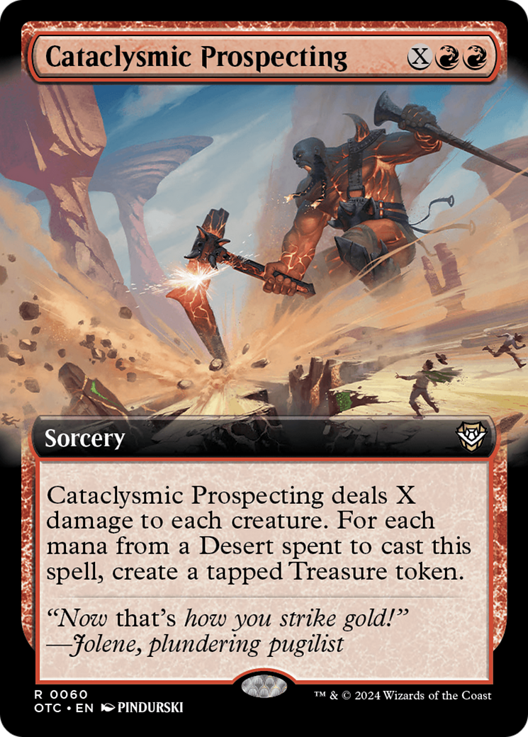 Cataclysmic Prospecting (Extended Art) [Outlaws of Thunder Junction Commander] | Good Games North