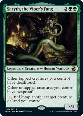 Saryth the Vipers Fang 197/277 (Innistrad: Midnight Hunt)  | Good Games North