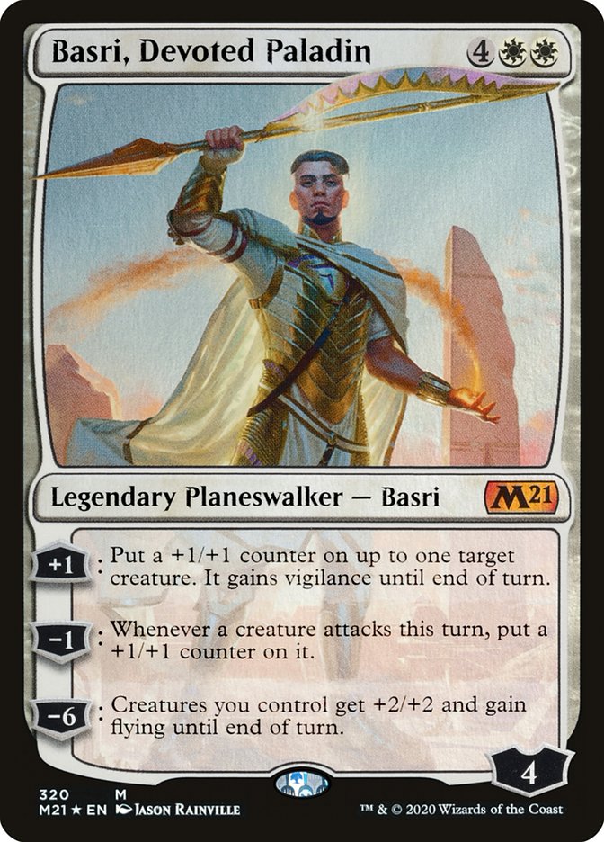 Basri, Devoted Paladin 320 (Core Set 2021)  - Foil | Good Games North