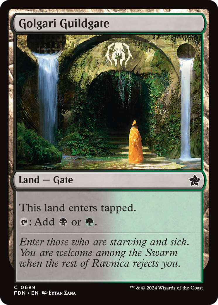 Golgari Guildgate [Foundations] | Good Games North