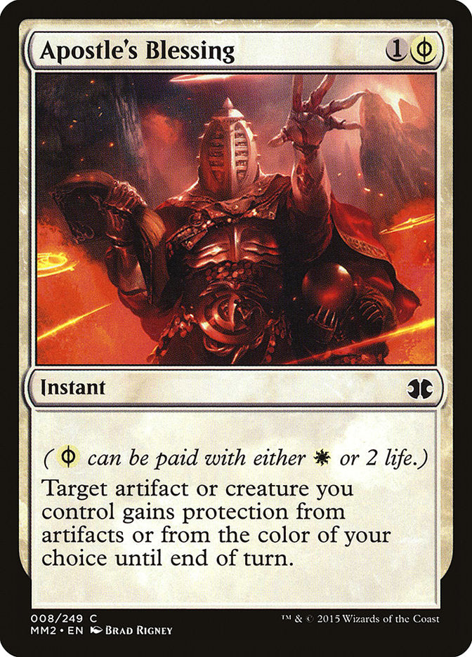 Apostle's Blessing 8/249 (Modern Masters 2015)  | Good Games North