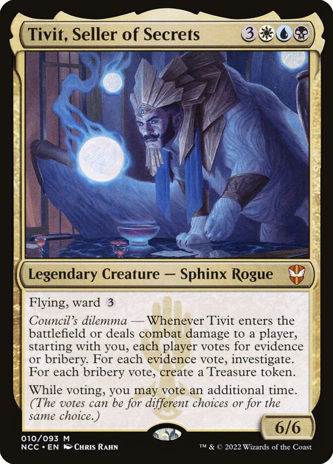 Tivit, Seller of Secrets (Commander: Streets of New Capenna)  - undefined | Good Games North