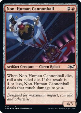 Non Human Cannonball Galaxy Foil (Unfinity)  - undefined | Good Games North