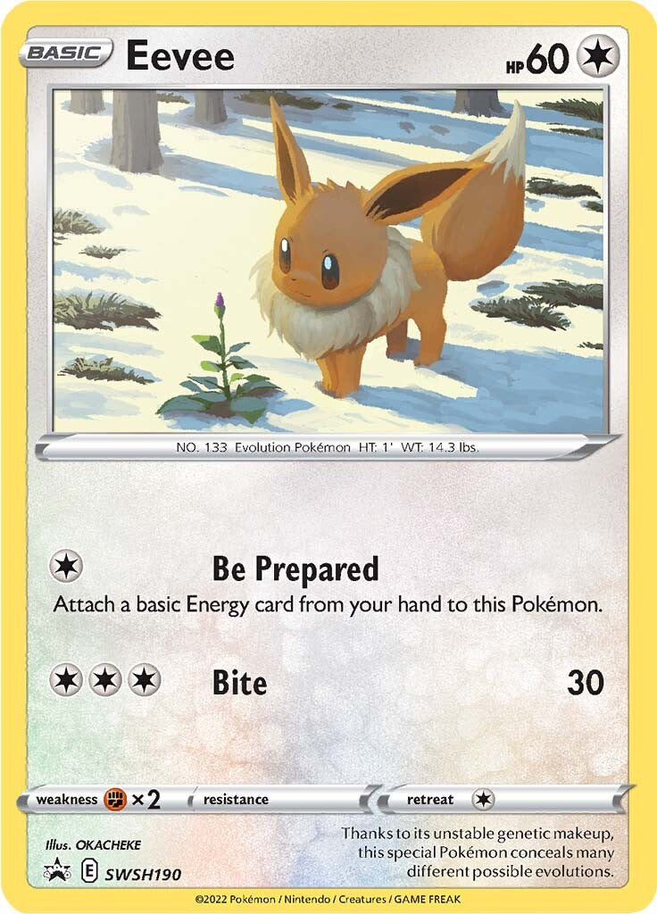 Eevee (SWSH190) [Sword & Shield: Black Star Promos] | Good Games North