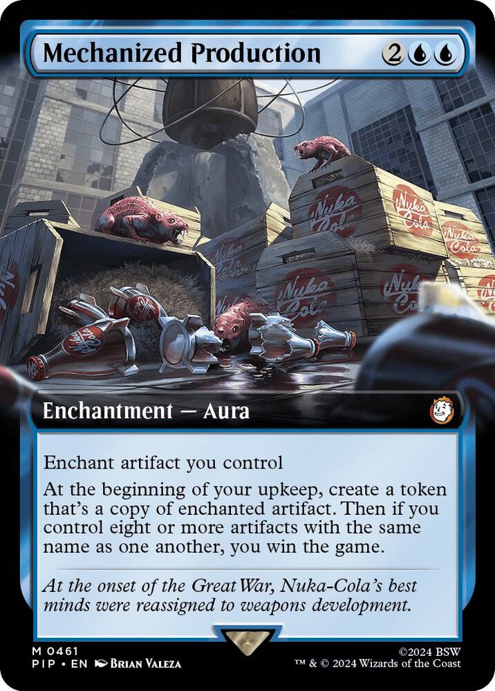 Mechanized Production 461/326 (Universes Beyond: Fallout)  - Extended Art Foil | Good Games North