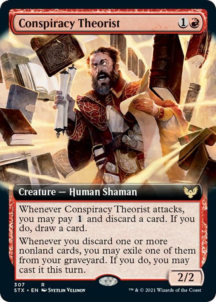 Conspiracy Theorist Extended Art (Strixhaven: School of Mages)  | Good Games North