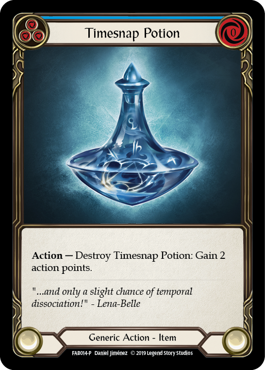 Timesnap Potion [FAB014-P] (Promo)  1st Edition Cold Foil | Good Games North